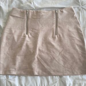 Blush Pink Mini Skirt